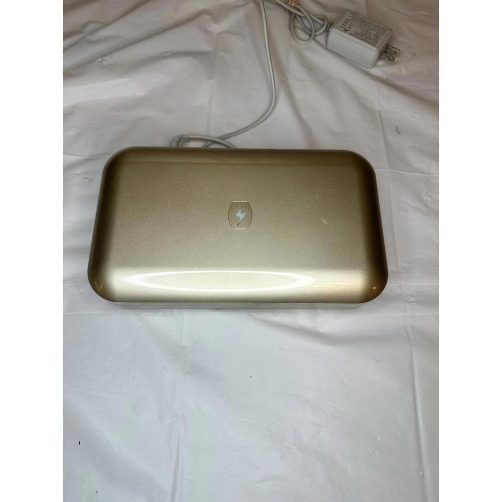 PhoneSoap 500-8 UV Sanitizer and Universal Phone Charger Gold DC Input 5V 2100ma